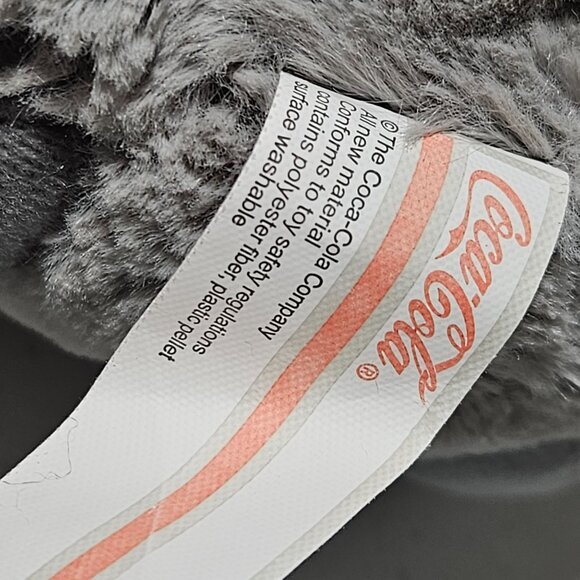 Coca Cola Penguin 7 inch Plush Gray Red Ear Muffs Scarf Stuffed Animal Coke Toy - Picture 6 of 8